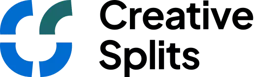 Creative Splits logo for royalty management software